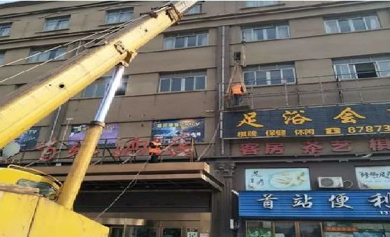 中江安装较高的门店招牌有什么好的方法？