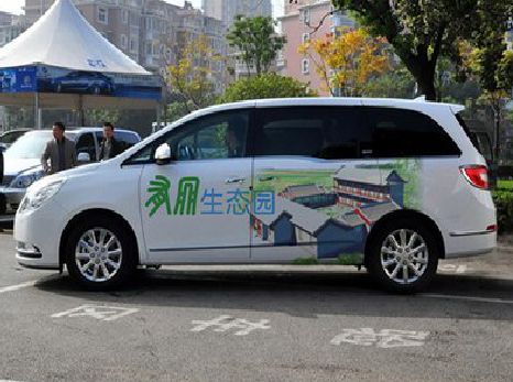 中江户外车贴喷绘如何保持效果?